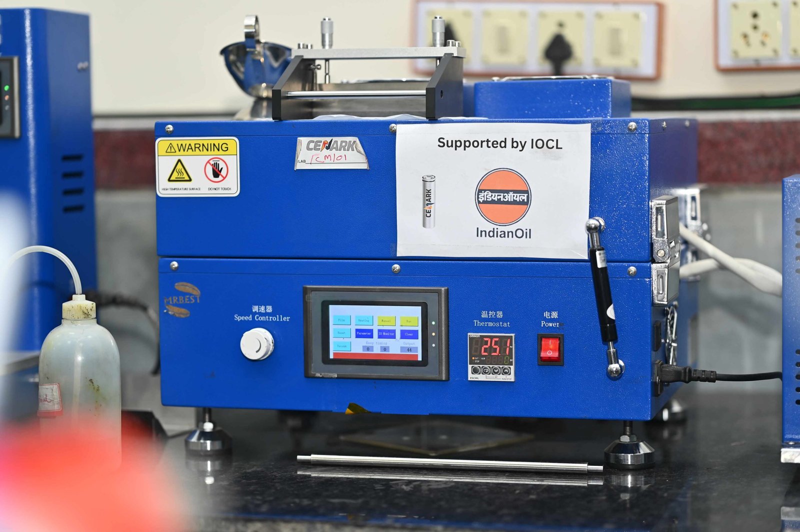 Equipment supported by IOCL at Cellark