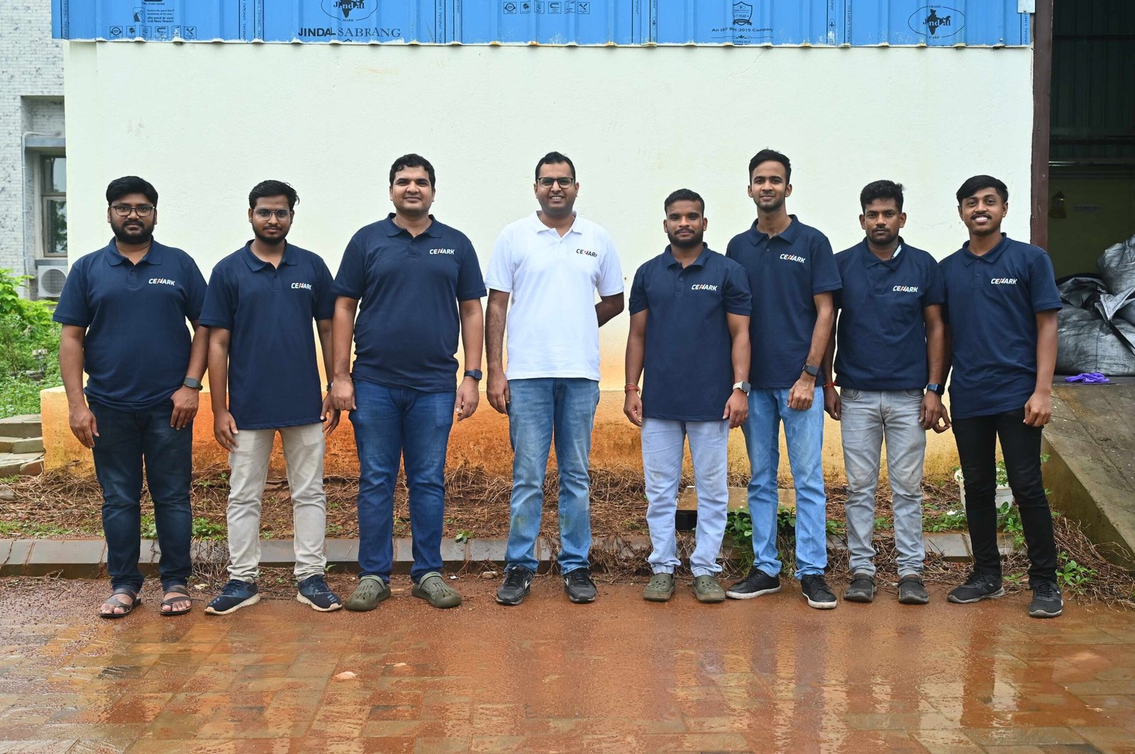 Cellark team at the pilot plant