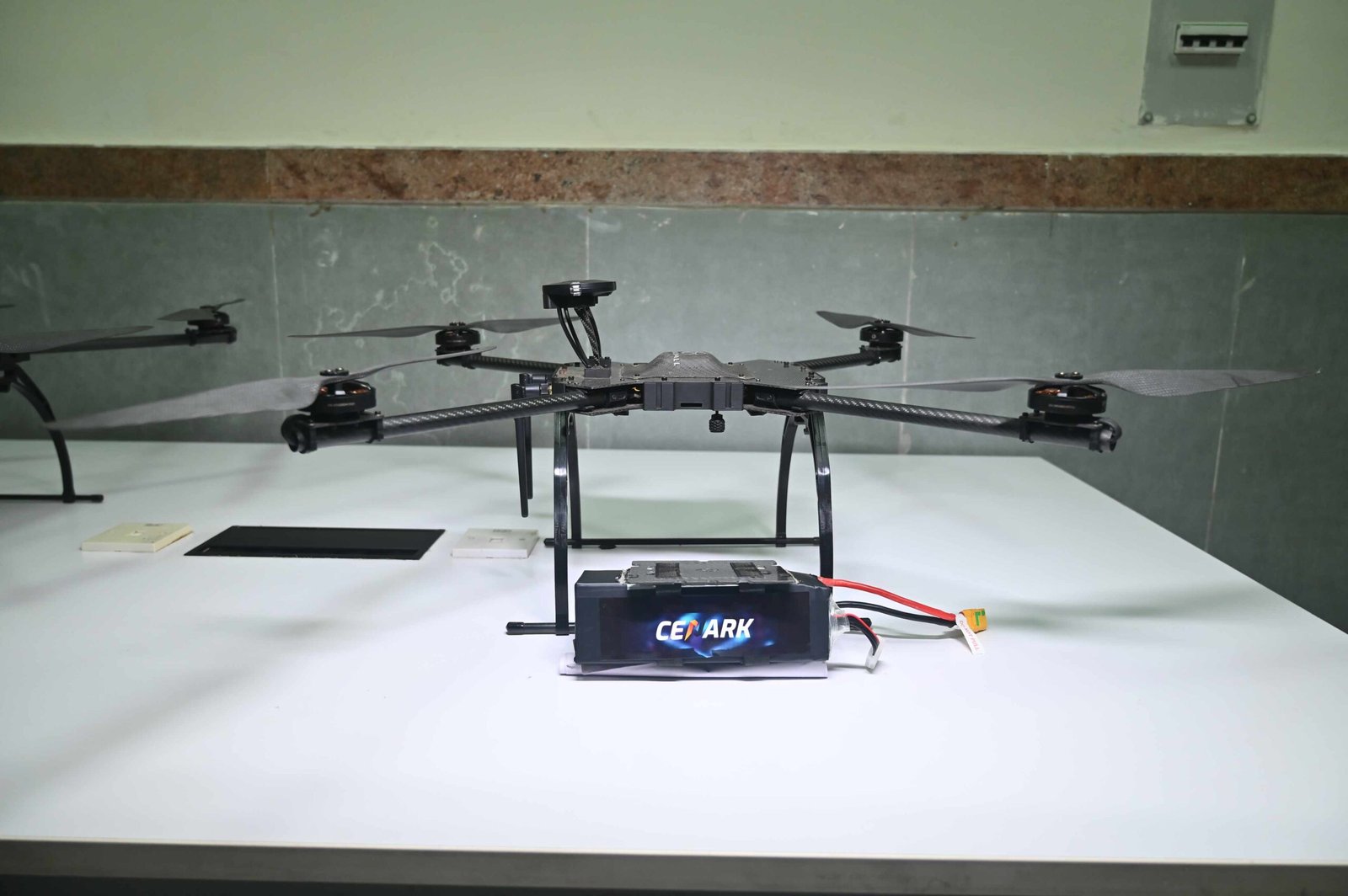 Drone powered by a Cellark battery